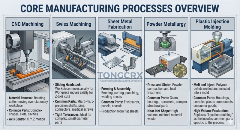 Core Manufacturing Processes Overview